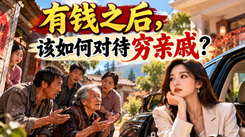 某公众号付费文章：有钱之后，该如何对待穷亲戚？-幽忧帮