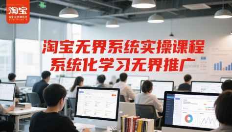 淘宝无界系统实操课程，系统化学习无界推广-幽忧帮