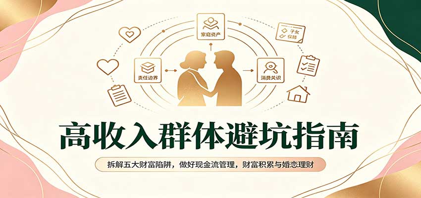高收入群体避坑指南:拆解五大财富陷阱,做好现金流管理,财富积累与婚恋理财-幽忧帮