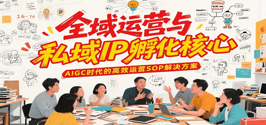 全域运营与私域IP孵化核心，AIGC时代的高效运营SOP解决方案-幽忧帮