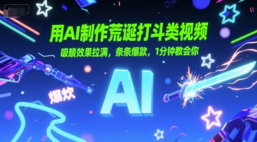 用AI制作荒诞打斗类视频，吸睛效果拉满，条条爆款，1分钟教会你-幽忧帮