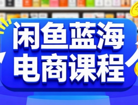闲鱼蓝海电商课程，手把手助你快速上手，轻松实现闲鱼稳定盈利-幽忧帮