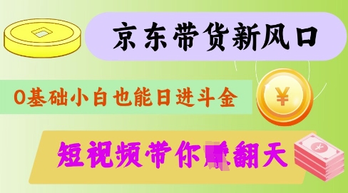 最新京东短视频带货代运营秘籍，轻松躺挣【揭秘】-忧忧资源网