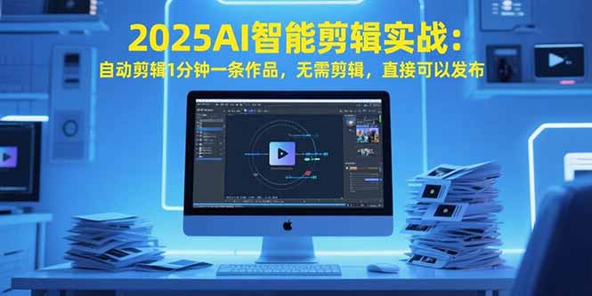 2025AI智能剪辑实战：自动剪辑1分钟一条作品，无需剪辑，直接可以发布-幽忧帮