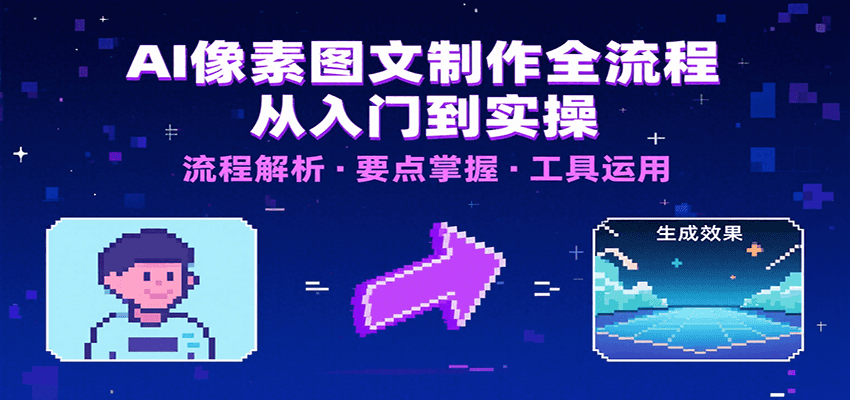 AI像素图文制作全流程：内容要点、文案选择及所用工具，助你快速入局-幽忧帮