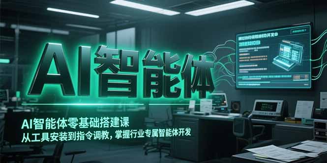 AI智能体零基础搭建课，从工具安装到指令调教，掌握行业专属智能体开发…-幽忧帮