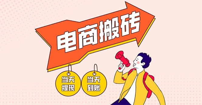 电商搬砖项目，单机日收益300+，非常暴力，小白上手就会-忧忧资源网