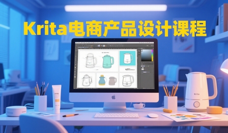 大梦老师·Krita电商产品设计课程-忧忧资源网