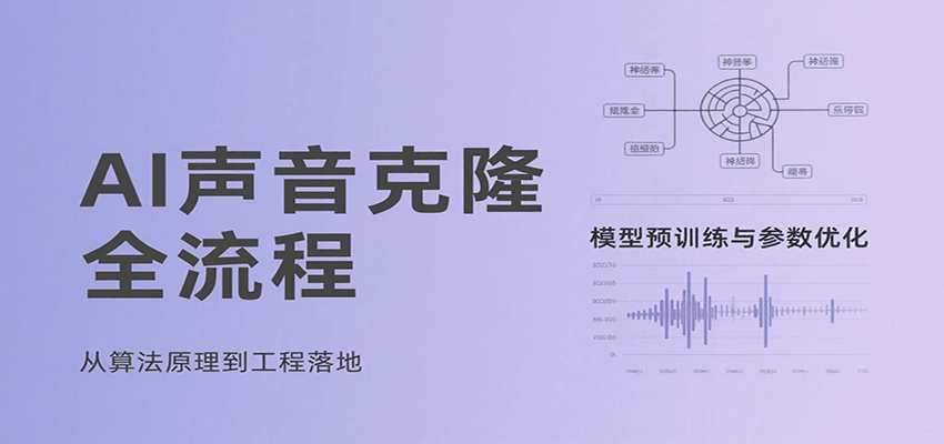 AI声音克隆全流程，基础概念到实战应用，3秒极速声音复刻、模型预训练、云端部署等-幽忧帮