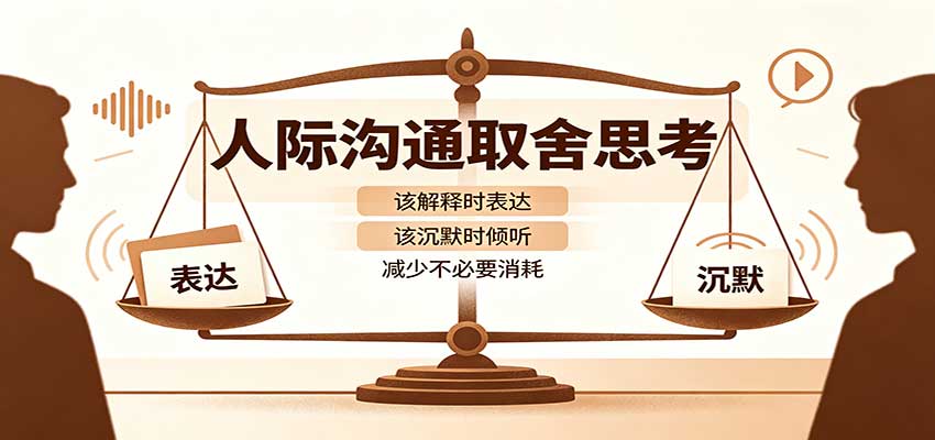 人际沟通取舍思考:分清解释与沉默边界,拿捏职场生活沟通分寸减少情绪内耗-幽忧帮
