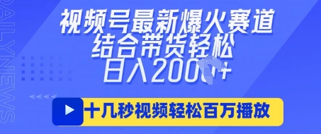 视频号最新爆火ai民国美女视频，轻松百万播放，结合带货日入数张-忧忧资源网