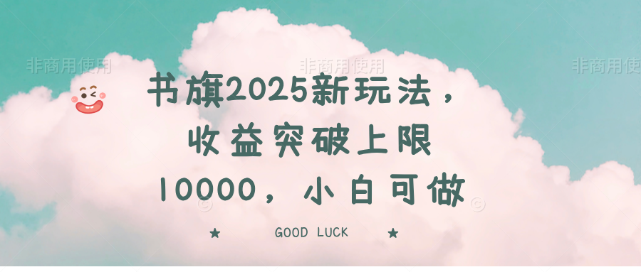 （14519期）书旗2025新玩法，收益突破上限10000，小白可做-忧忧资源网