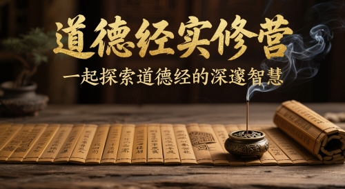 道德经实修营，一起探索道德经的深邃智慧-忧忧资源网
