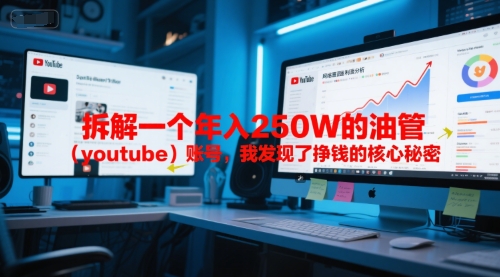 付费文章：拆解一个年入250W的油管(youtube)账号，我发现了挣钱的核心秘密-幽忧帮