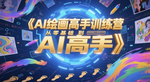 AI绘画高手训练营，从零基础到AI高手-幽忧帮