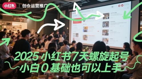 2025小红书7天螺旋起号，小白0基础也可以上手-幽忧帮