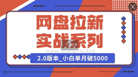 网盘拉新实战系列_选对方向_小白单月破5K(v2.0版教程)-忧忧资源网