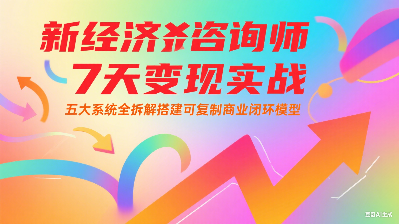 新经济咨询师 7 天变现实战：五大系统全拆解搭建可复制商业闭环模型-幽忧帮