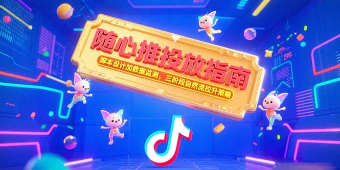 随心推投放指南，脚本设计加数据监测，三阶段自然流拉升策略-幽忧帮