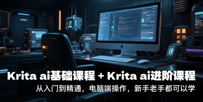krita ai基础课程+Krita ai进阶课程，从入门到精通，电脑端操作，新手老手都可以学-幽忧帮