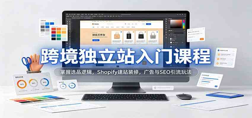 跨境独立站入门课程：掌握选品逻辑，Shopify建站装修，广告与SEO引流玩法-幽忧帮