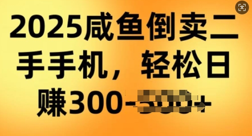 2025闲鱼倒卖二手手机，高客单，高利润，轻松日入3张-忧忧资源网