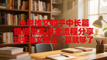 小说推文知乎中长篇爆单实操全流程分享，知乎推文看这一篇就够了-幽忧帮