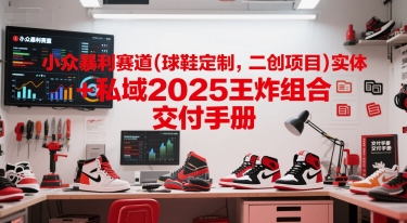 小众暴利赛道(球鞋定制，二创项目)实体+私域2025王炸组合  交付手册-幽忧帮