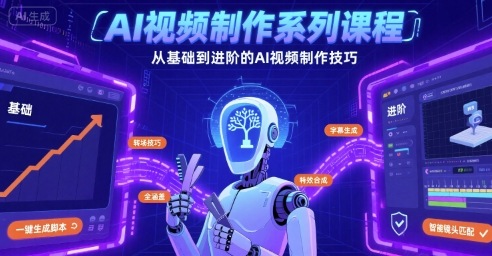 AI视频制作系列课程，从基础到进阶的AI视频制作技巧全涵盖-幽忧帮