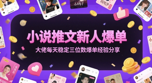 小说推文新人爆单大佬每天稳定三位数爆单经验分享-幽忧帮