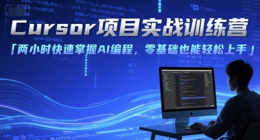 Cursor项目实战训练营，两小时快速掌握AI编程，零基础也能轻松上手-幽忧帮