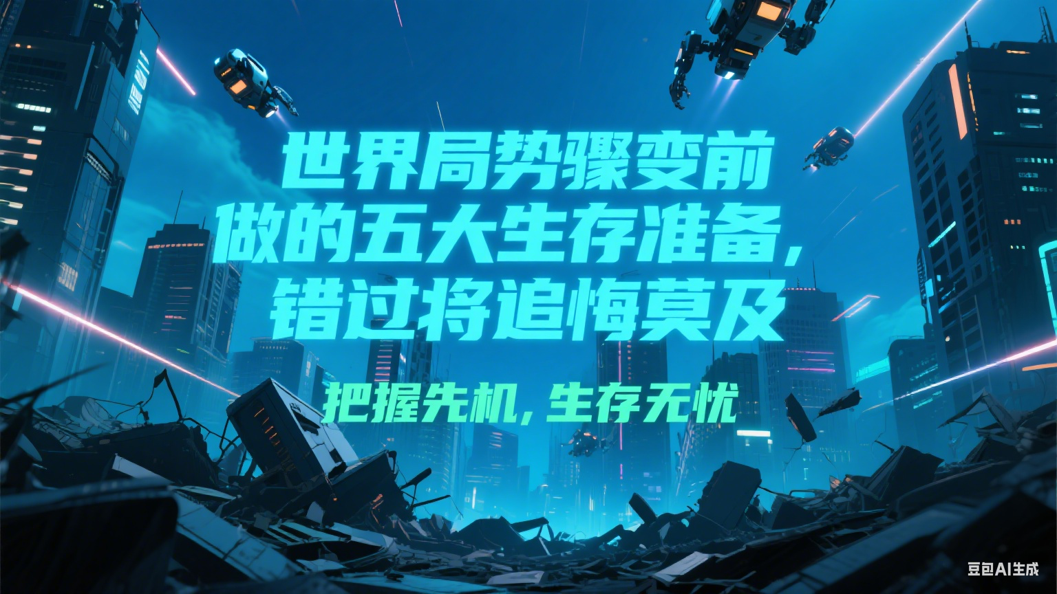 付费文章《世界局势骤变前必做的五大生存准备，错过将追悔莫及》-幽忧帮