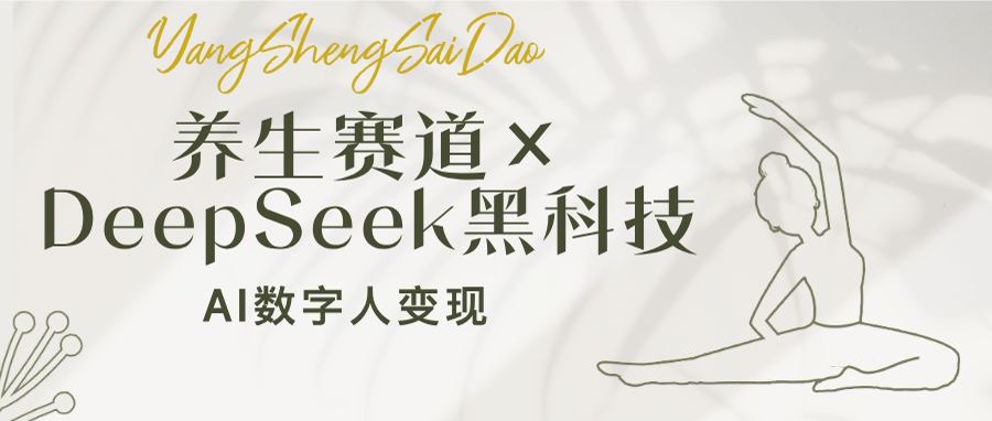 （14489期）养生赛道×DeepSeek黑科技：AI数字人变现，小白也能月入过万-忧忧资源网