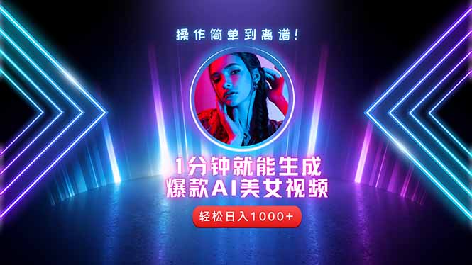 2025年最强副业：用AI做短视频，从零开始打造爆款账号！-忧忧资源网