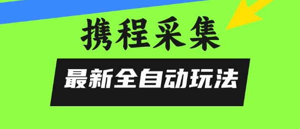 携程信息采集全自动玩法，0风控，无脑开干【揭秘】-幽忧帮