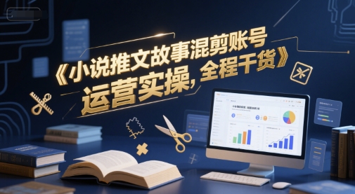 小说推文故事混剪账号运营实操，全程干货-幽忧帮