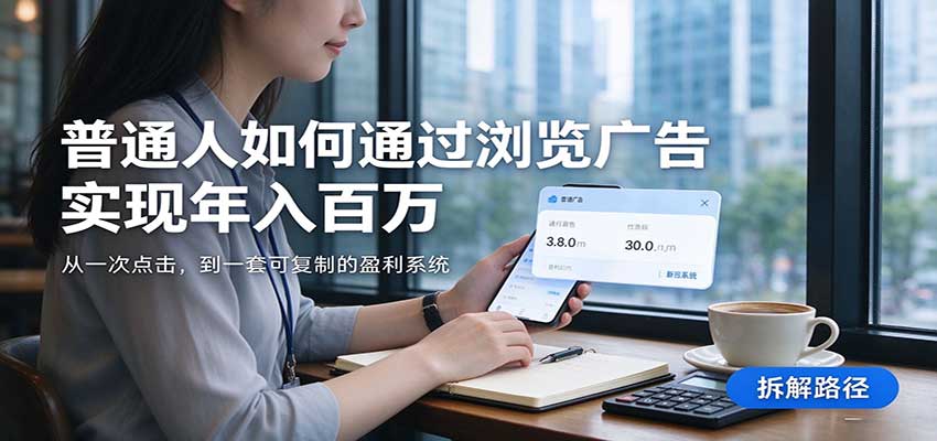 2026最新技术24小时全自动浏览广告，全网独家，单台设备日入200+，支持实地学习考察-幽忧帮