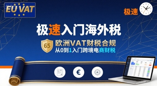 极速入门海外税，欧洲VAT财税合规，从0到1入门跨境电商财税-幽忧帮