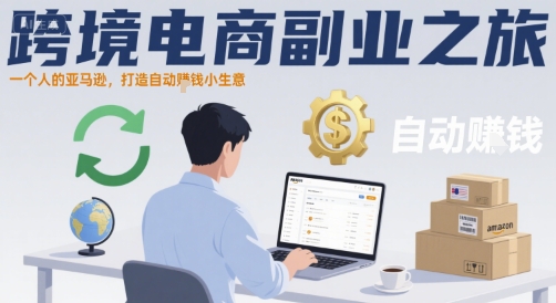 跨境电商副业之旅，一个人的亚马逊，打造自动賺钱小生意-幽忧帮