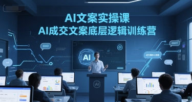 AI文案实操课，AI成交文案底层逻辑训练营-幽忧帮