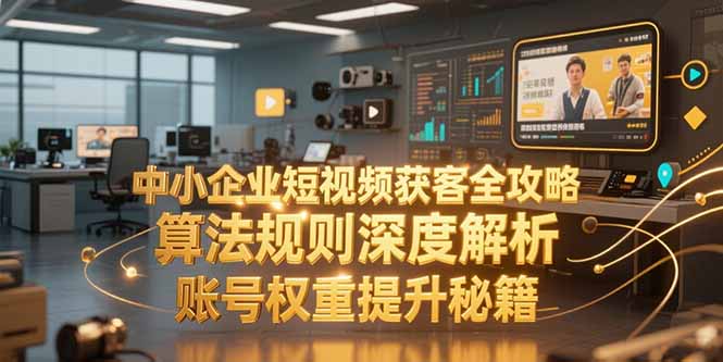 中小企业短视频获客全攻略，算法规则深度解析，账号权重提升秘籍-幽忧帮
