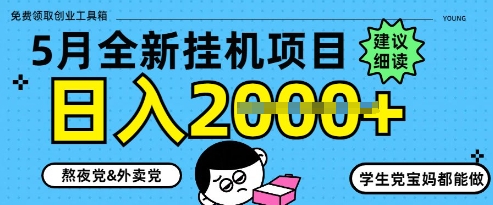 5月最新挂G项目8.0玩法，纯手机操作，稳稳日入1k+【揭秘】-忧忧资源网
