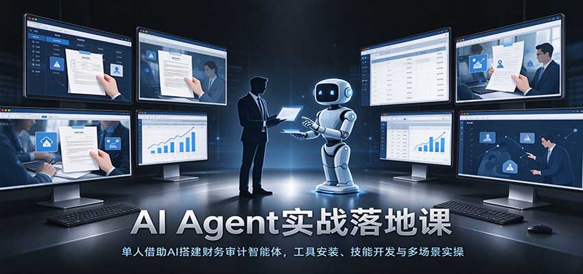 AI Agent实战落地课：单人借助AI搭建财务审计智能体，工具安装、技能开发与多场景实操-幽忧帮