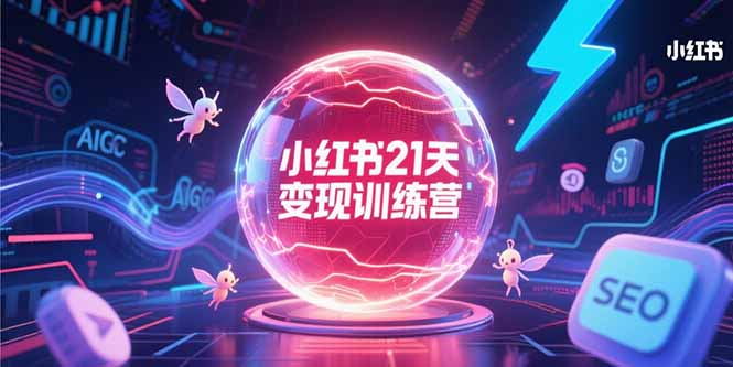 小红书21天变现训练营，AIGC工具高效应用，SEO优化核心技巧-幽忧帮